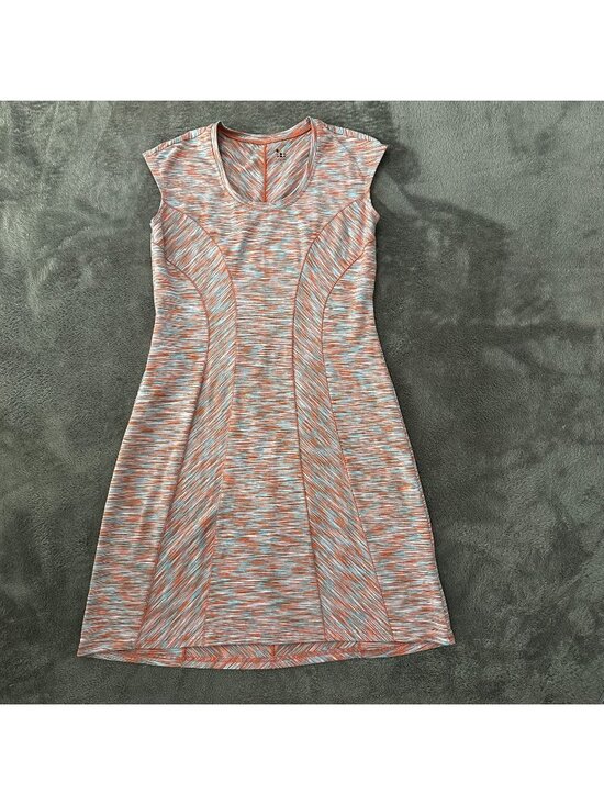 Title nine Dresses & Skirts - Title Nine Activewear Dress Tennis SMALL Orange Blue Pickleball Cap Sleeve